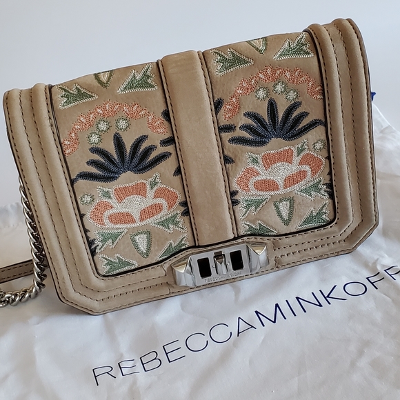 Rebecca Minkoff Handbags - Rebecca Minkoff Embroidery small love crossbody